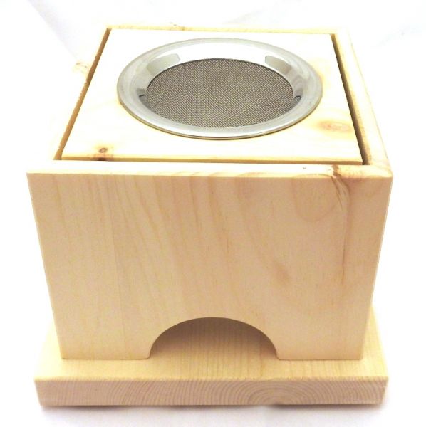 Räucherlampe aus Südtiroler Zirbelholz